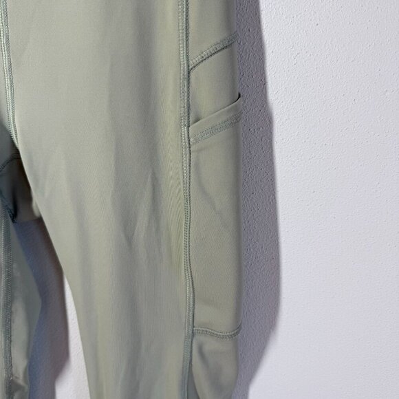 X Gottex Womens Sage Green Ankle Leggings Size XS Leg Pockets Yoga Versatile - Picture 8 of 11